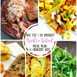 Pinterest Collage for Back to School Meal Ideas for the 21 Day Fix