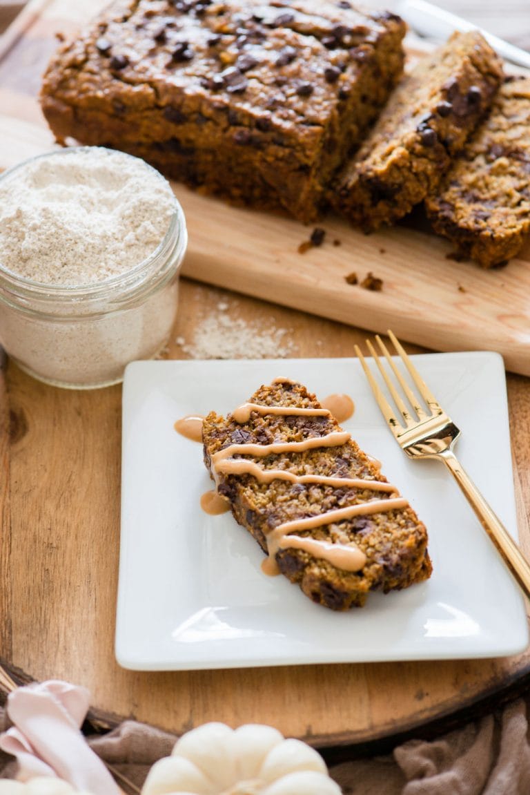 Healthy Pumpkin Oatmeal Banana Bread Confessions of a Fit Foodie
