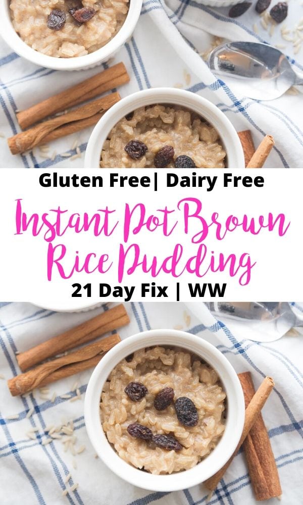 Dairy free rice pudding best sale instant pot