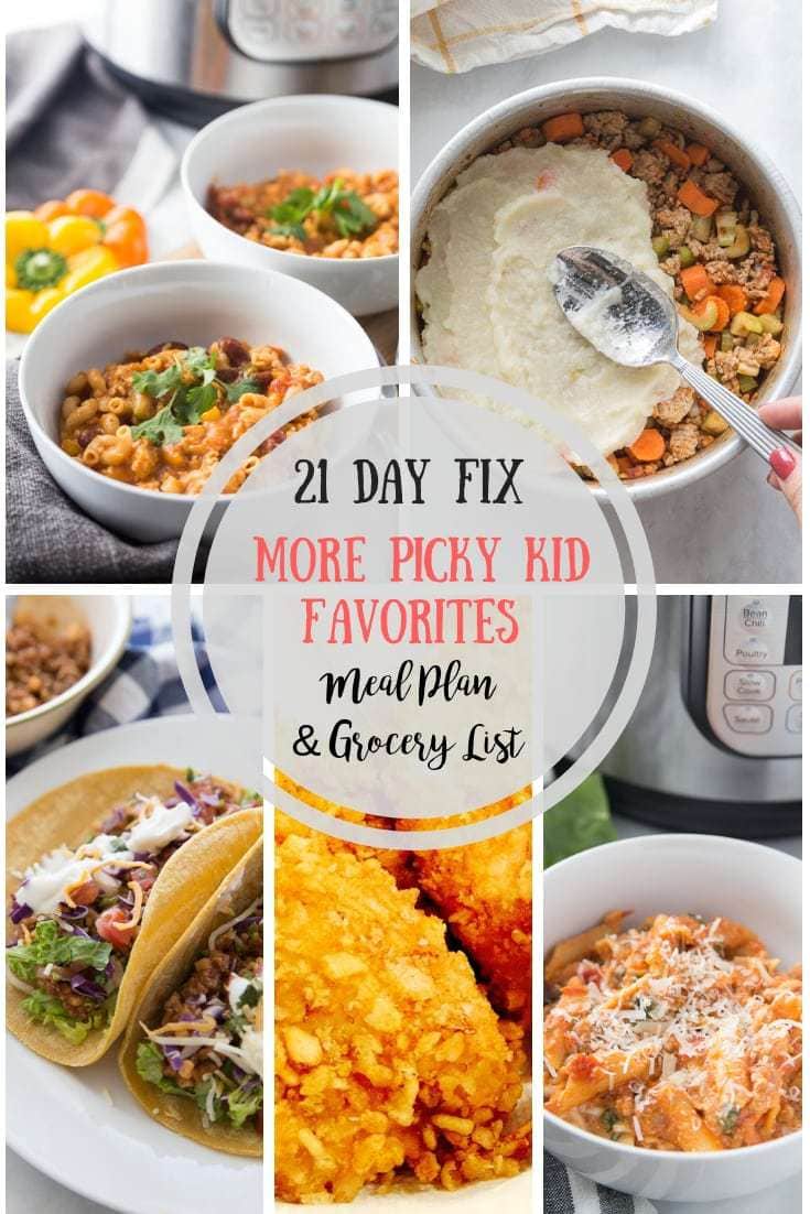Diet Deliciously! 21 Day Fix Meal Plan and Grocery List - Ally's Cooking