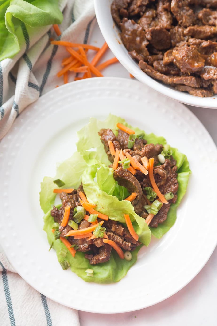 Instant Pot Asian Steak Lettuce Wraps Confessions Of A Fit Foodie