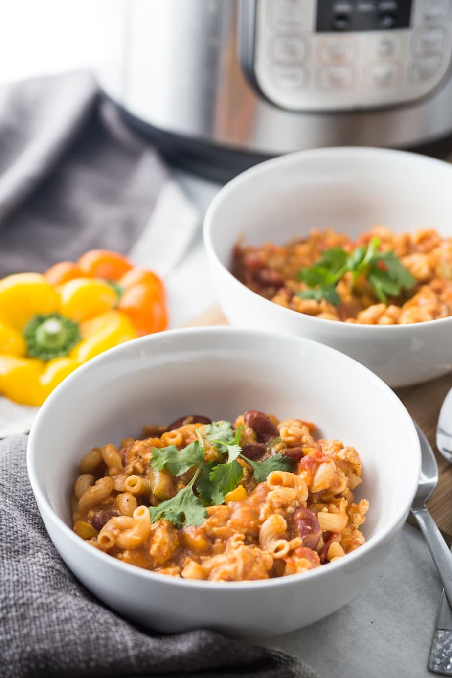 Healthy Instant Pot Chili Mac Confessions Of A Fit Foodie