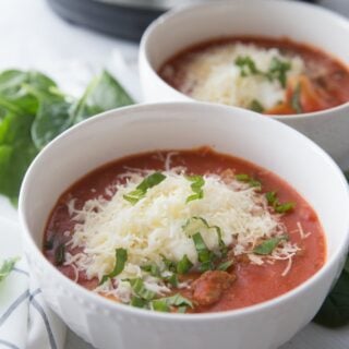 Healthy Instant Pot Lasagna Soup - Confessions of a Fit Foodie