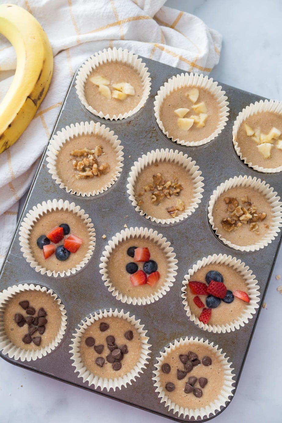 Banana Nut Blender Muffins 