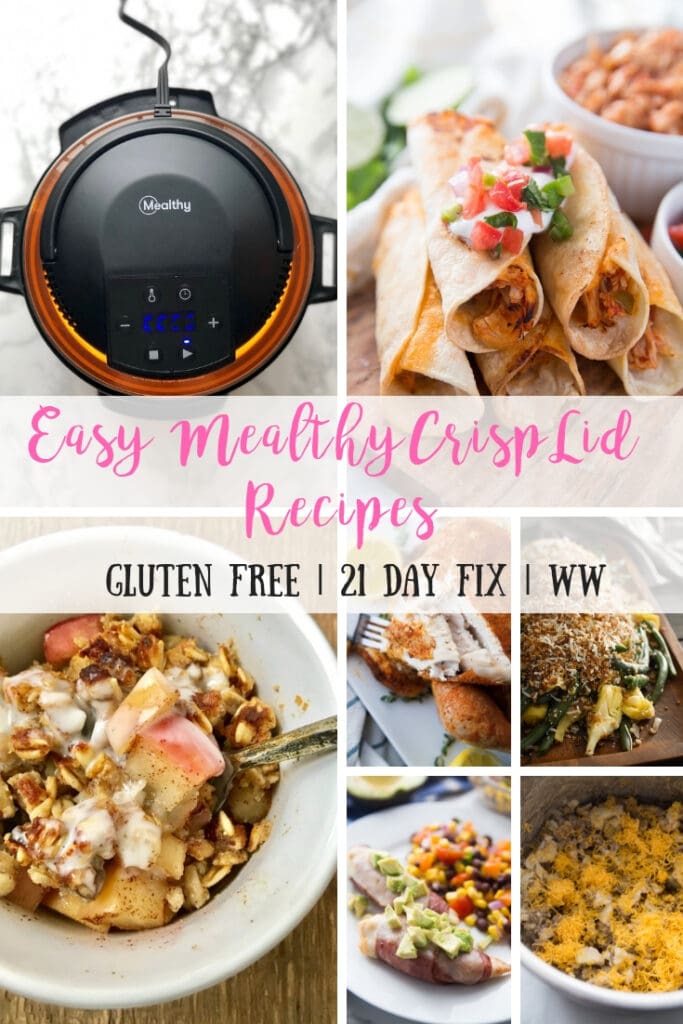 Are you searching for Mealthy CrispLid Recipes o?  I have you covered with over 16 recipes that make perfect use of both the pressure cooker and the air fryer lid that come with the Mealthy CrispLid! 21 Day Fix Container Counts are included, and many have Weight Watchers Points, too!  