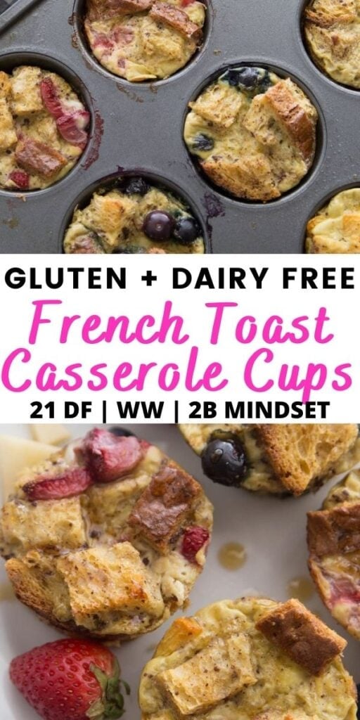 Mini French Toast Casserole Cups - Confessions of a Fit Foodie