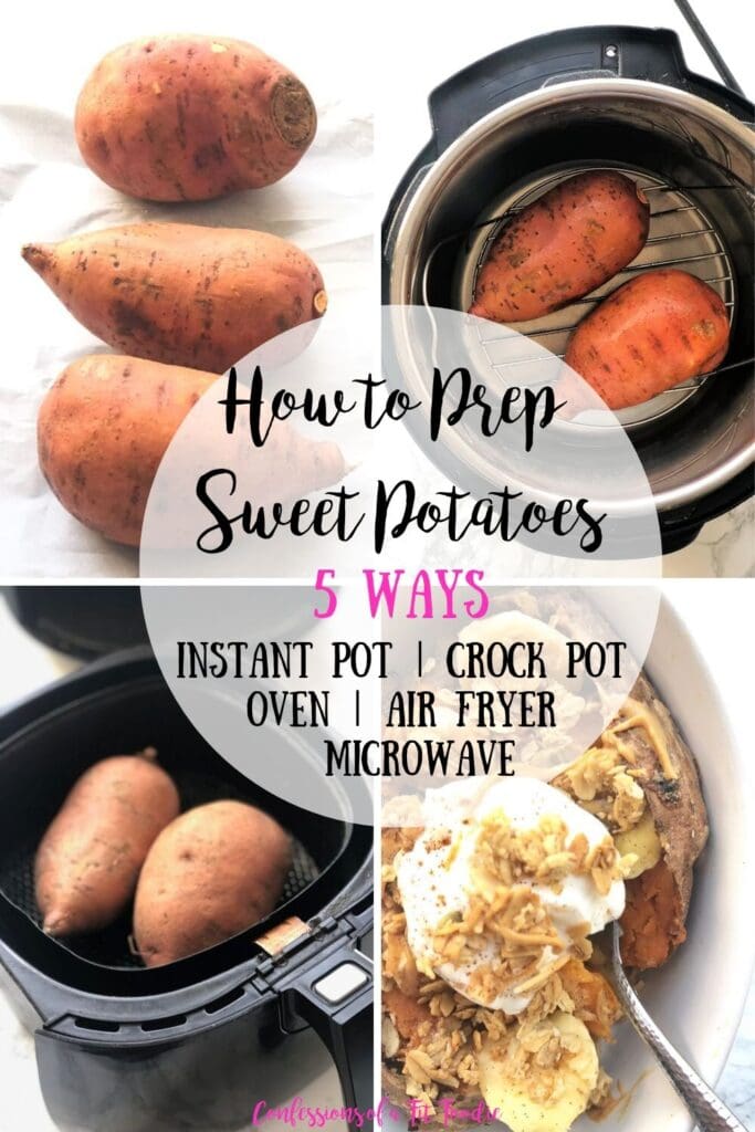Pinterest image of 5 Ways to Prep Sweet Potatoes