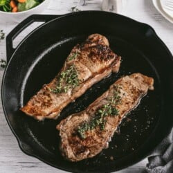 Cast Iron Skillet Steak - Nutrition to Fit