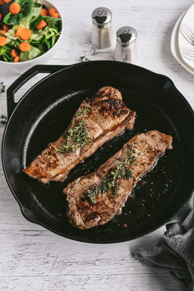How to Make New York Strip Steak (Oven, Air Fryer + Grill) - Confessions of  a Fit Foodie