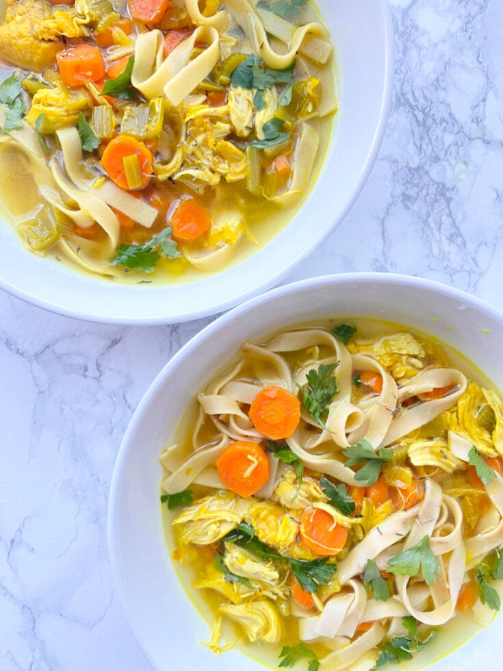Instant Pot Chicken Noodle Soup [Gluten Free] Confessions of a Fit Foodie