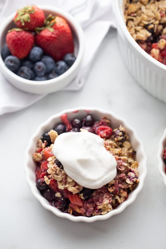 Berry Crisp - Confessions of a Fit Foodie