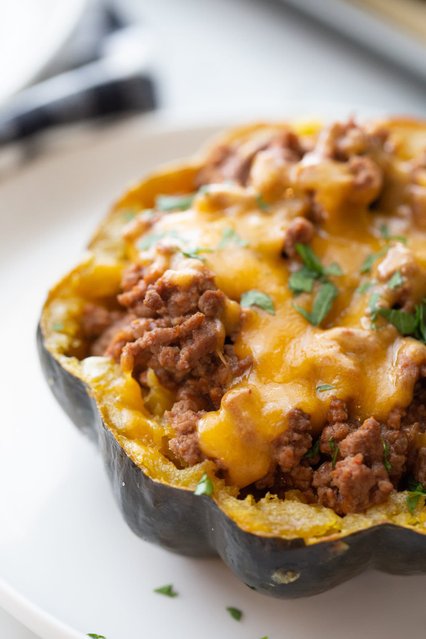 Taco Stuffed Acorn Squash - Confessions of a Fit Foodie