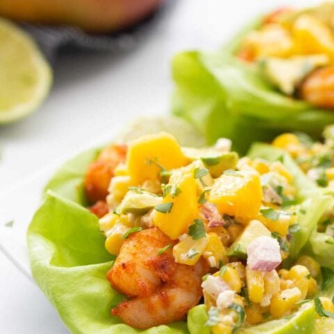 Air Fryer Shrimp Taco Recipe - Confessions of a Fit Foodie