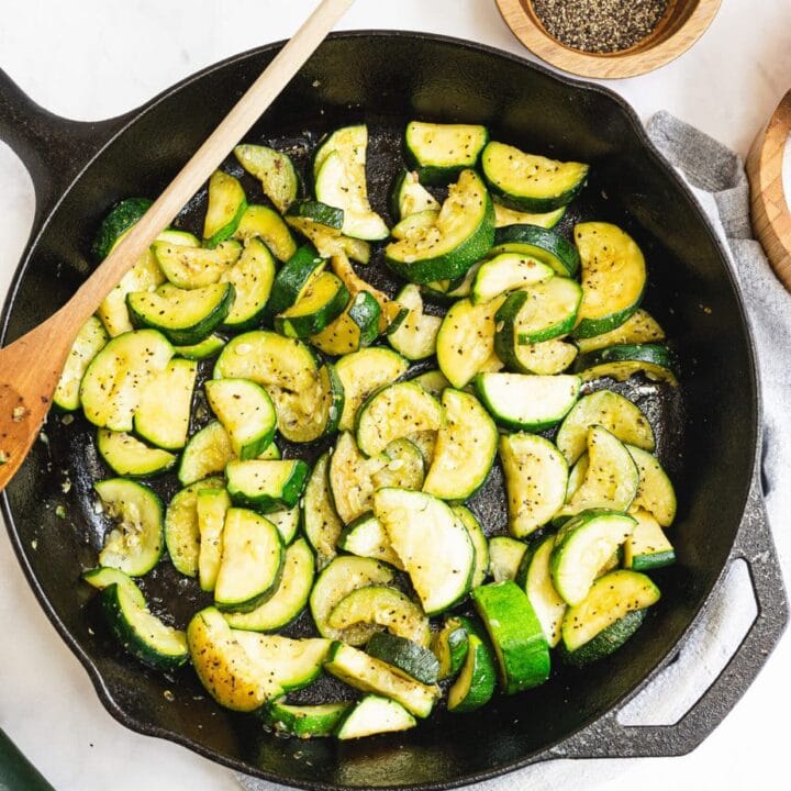 Sautéed Zucchini - Confessions of a Fit Foodie