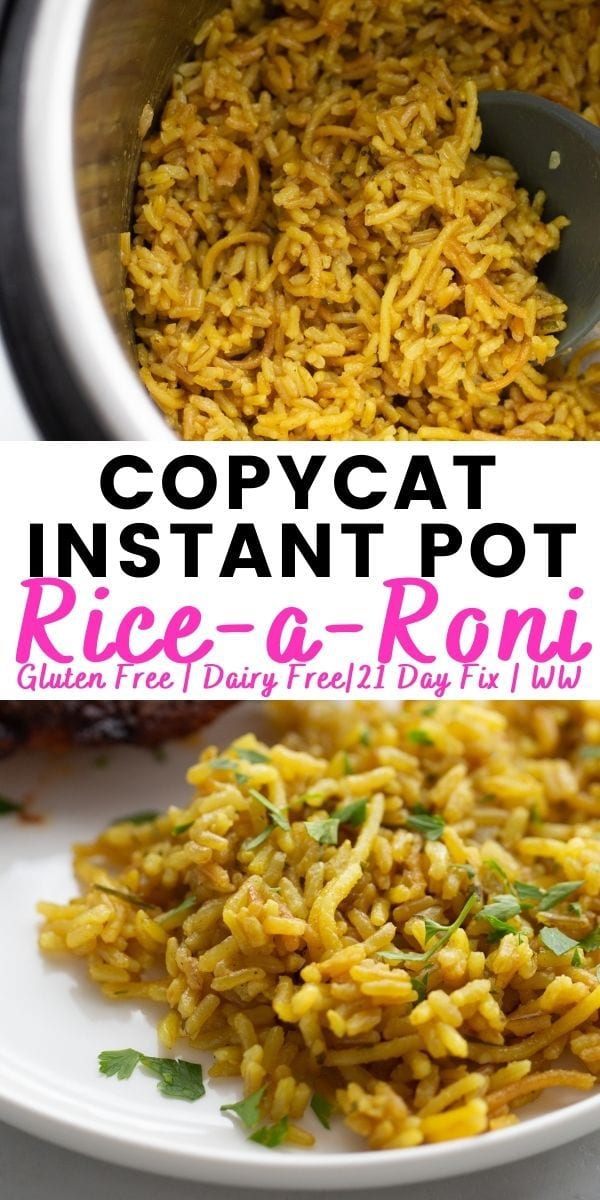 Copycat Rice a Roni (Instant Pot) Confessions of a Fit Foodie