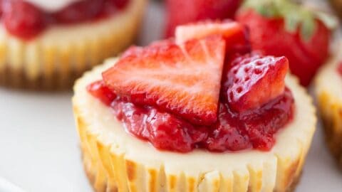 Easy Mini Cheesecakes - Healthyish Foods