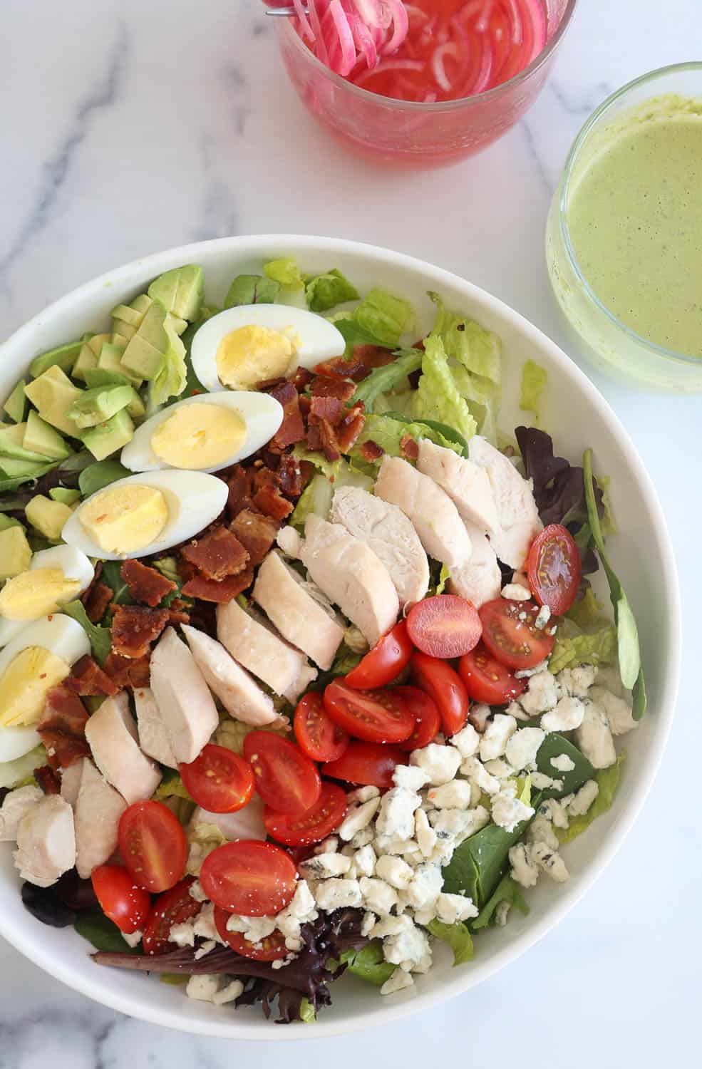 Copycat Panera Green Goddess Salad and Dressing Confessions of a Fit